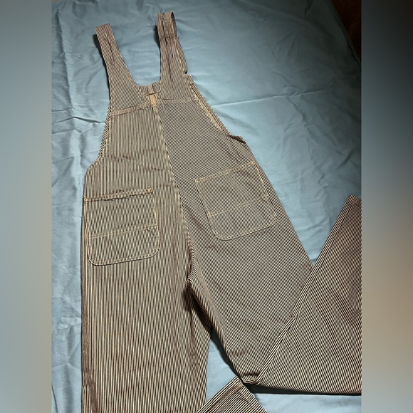 CARHARTT WIP BIB OVERALL STRAIGHT HICKORY - Picture 8 of 11